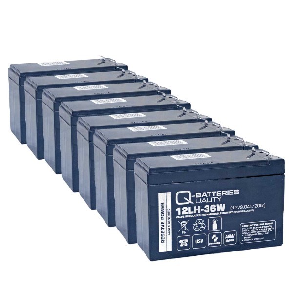 Vervangende batterij RBC115 voor UPS-systeem SMX48RMBP2U van APC 12V 9 Ah