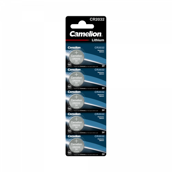 overhandigen teksten Aja Camelion CR2032 lithium batterij knoopcel batterij (5 blisterverpakking)  UN3090