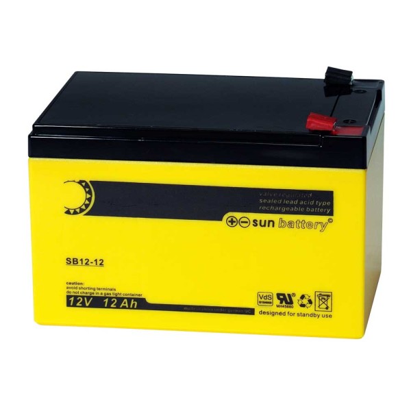 Zonnebatterij SB 12-12 12V 12 Ah (C20) (VdS)