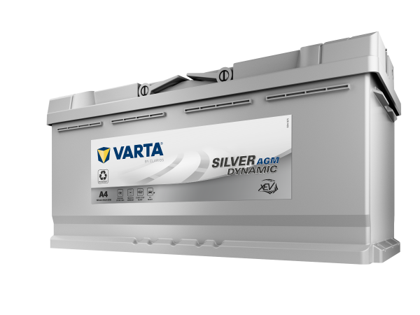 VARTA A4 (H15) Silver Dynamic AGM XEV ready 12V 105Ah 950A auto-accu