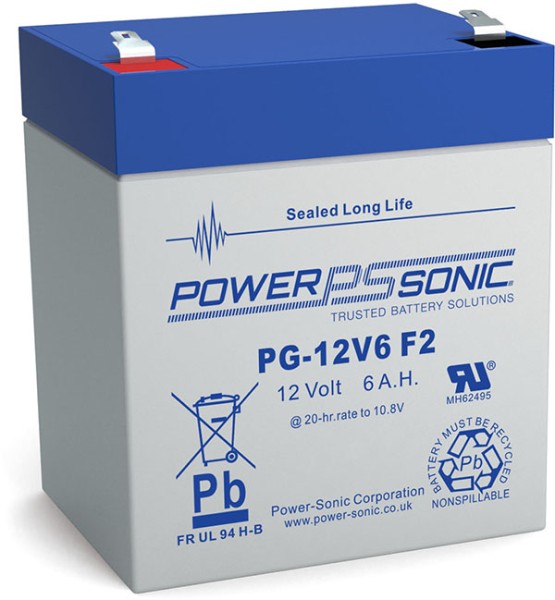 Powersonic PG-12V6 PG 12 6Ah AGM