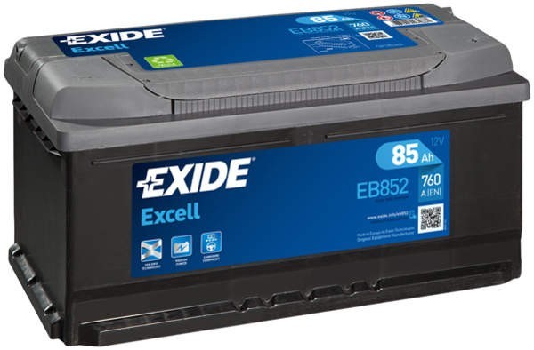 Exide EB852 Excell 12V 85Ah Zuur