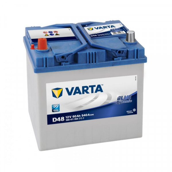 Varta D48 Blue Dynamic 12V 60Ah Zuur 5604110543132