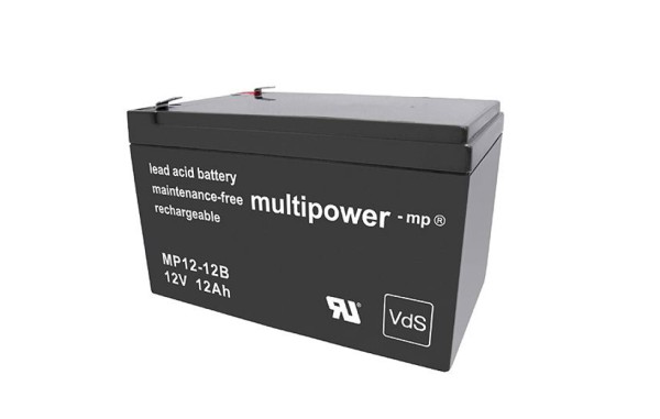 Multipower MP12-12B MP 12V 12Ah AGM