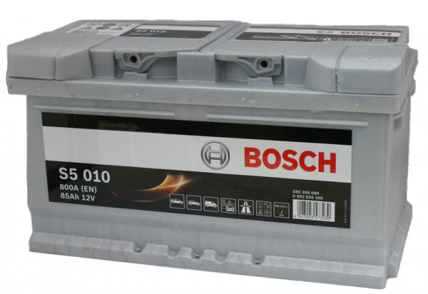 Bosch S5 010 12V 85Ah Zuur 0092S50100