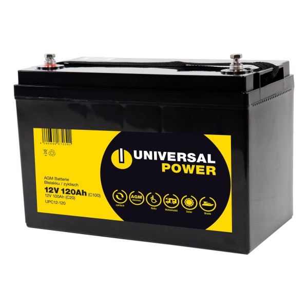 Universal Power UPC12-120 UPC 12V 120Ah AGM