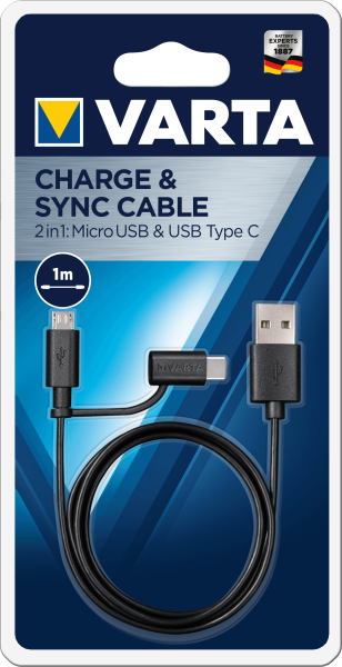 Varta Household Charge kabel 2in1 charge