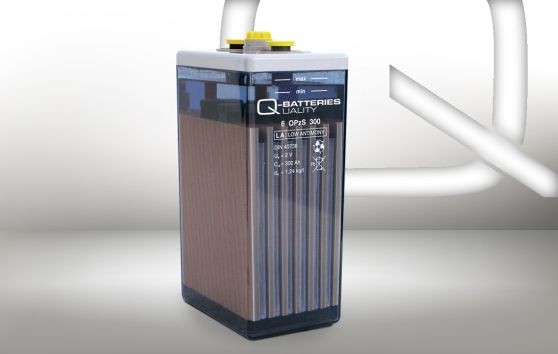 Q-Batteries 5 OPzS 350 2V 388 Ah (C10) stationaire OPzS-batterij met vloeibare elektrolyt