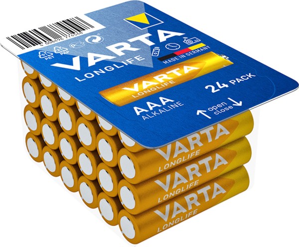 VARTA Longlife Micro AAA batterij 4703 LR03 Big Box (24er)