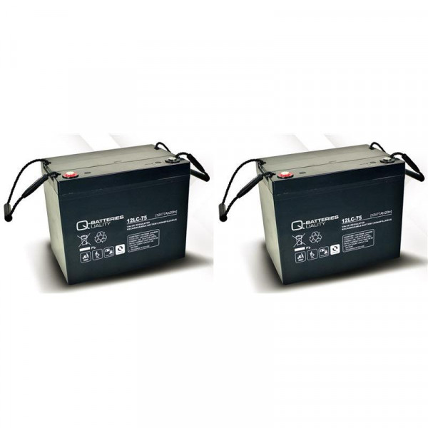 Q-Batteries 12LC-75 LC 24V 77Ah AGM