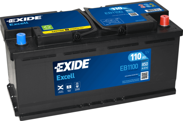 Exide EB1100 Excell 12V 110Ah Zuur