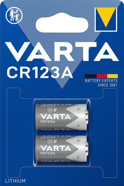 Varta CR123A batterij 6205301402 2stuk(s) 3V 1.48Ah