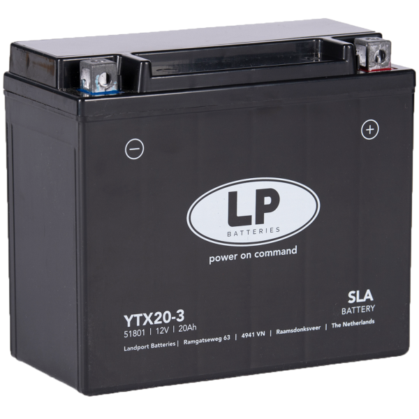 LP battery MB YTX20-3 SLA 12V 20Ah AGM