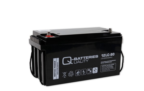 Q-Batteries 12LC-80 LC 12V 82Ah AGM