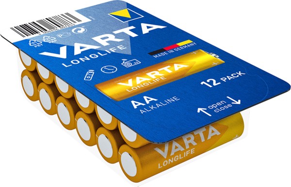 VARTA Longlife Mignon AA Battery 4906 LR6 Big Box (12er)
