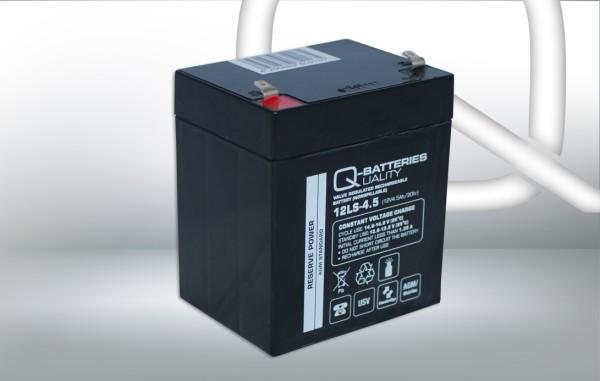 Q-Batteries 12LS-4.5 LS 12V 4.5Ah AGM