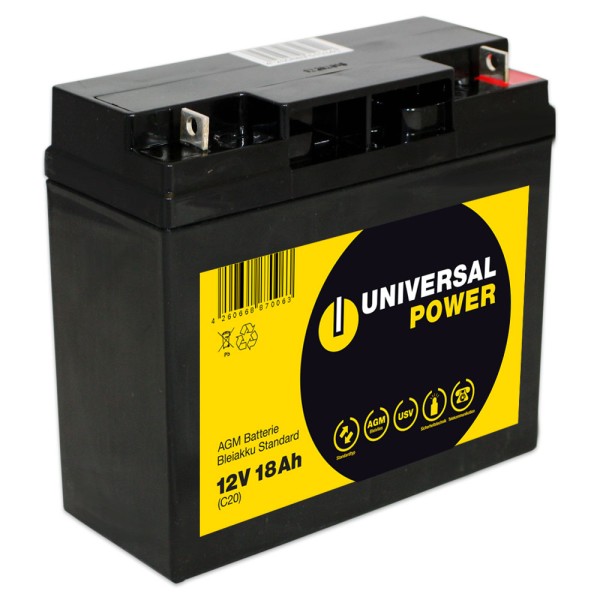 Universal Power UPS12-18 UPS 12V 18Ah AGM