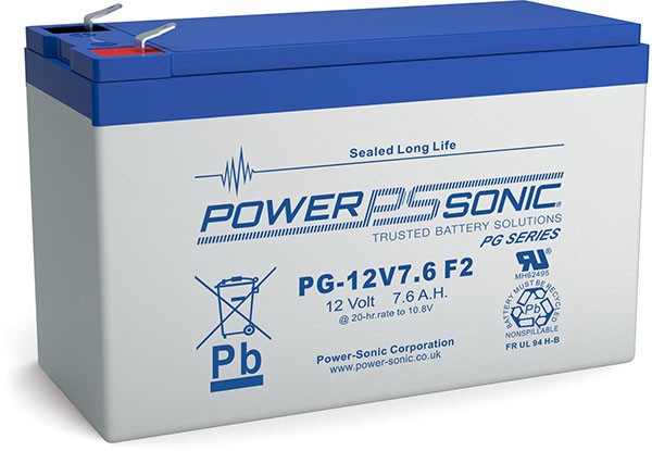 Powersonic PG-12V7.6 PG 12 7.6Ah AGM