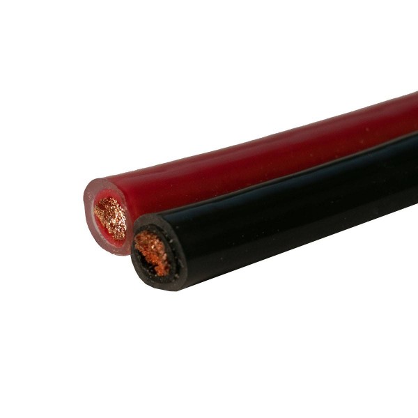 Dubbele kabel 2 x 16mm² accukabel rood/zwart