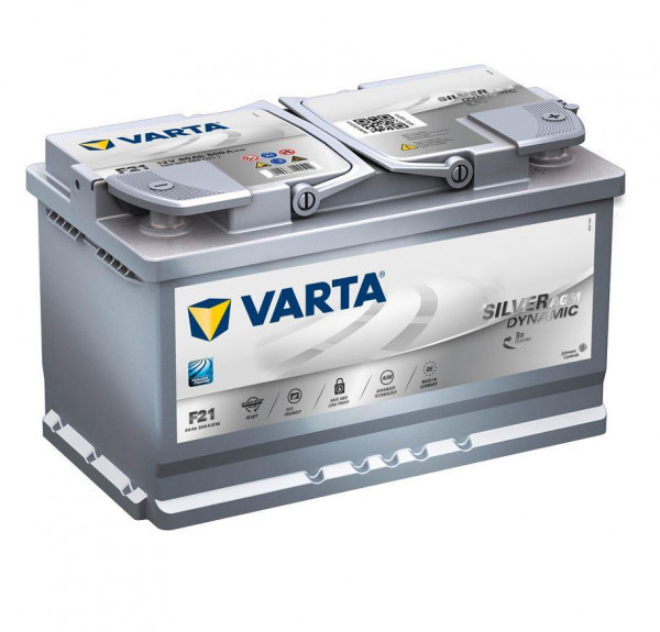 Varta F21 Silver Dynamic 12V 80Ah AGM 580901080D852