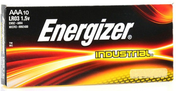 Energizer Industrial LR03 AAA 10-pack