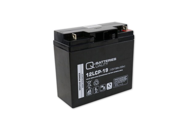 Q-Batteries 12LCP-19 LCP 12V 19Ah AGM
