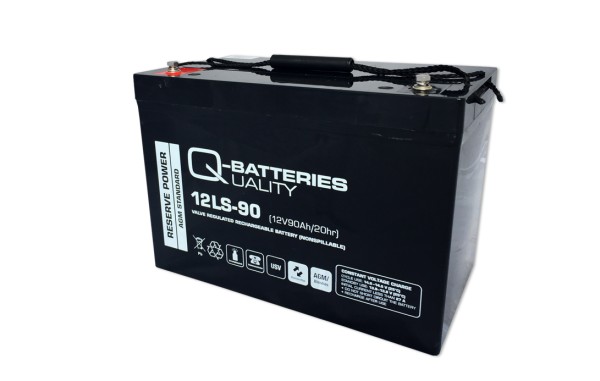 Q-Batteries 12LS-90 LS 12V 90Ah AGM