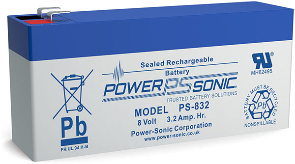 Powersonic PS-832 PS 8V 3.2Ah AGM