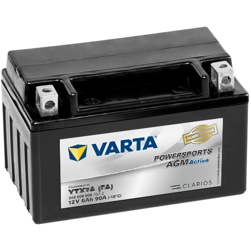 Varta MC YTX7A-4 Factory Activated 12V 6Ah AGM