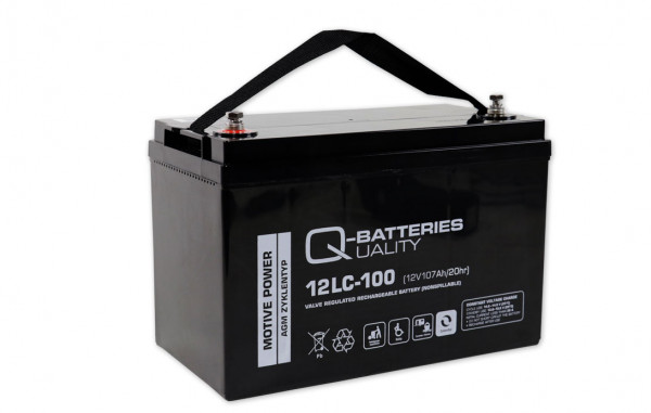 Q-Batteries 12LC-100 LC 12V 107Ah AGM