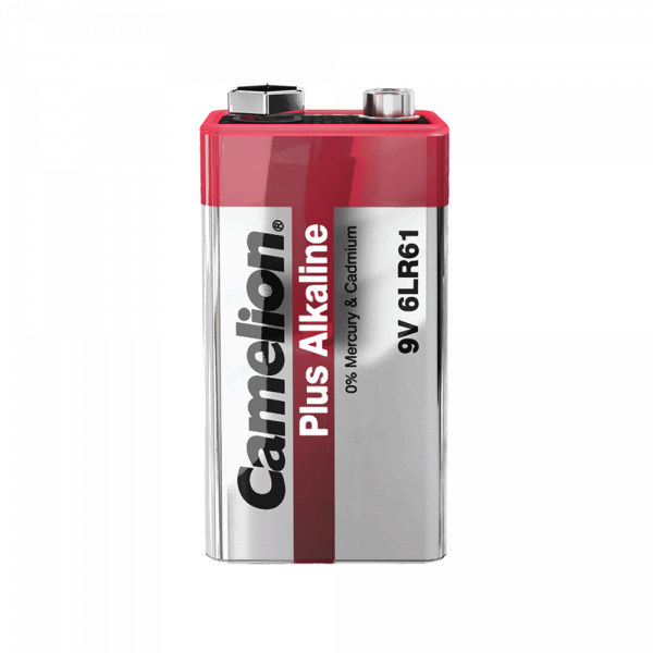 Camelion Plus 9V 0.7Ah Randapparatuur batterij, Rookmelder batterij 4922
