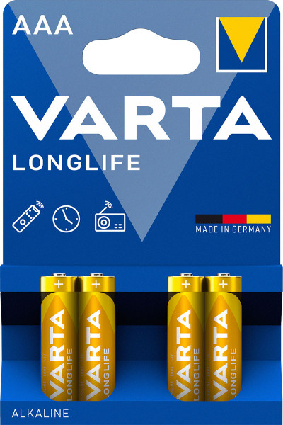 Varta AAA batterij 4103 4stuk(s) 1.5V 1.2Ah