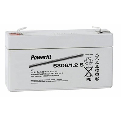 Exide S306/1.2 S Powerfit 6V 1.2Ah AGM