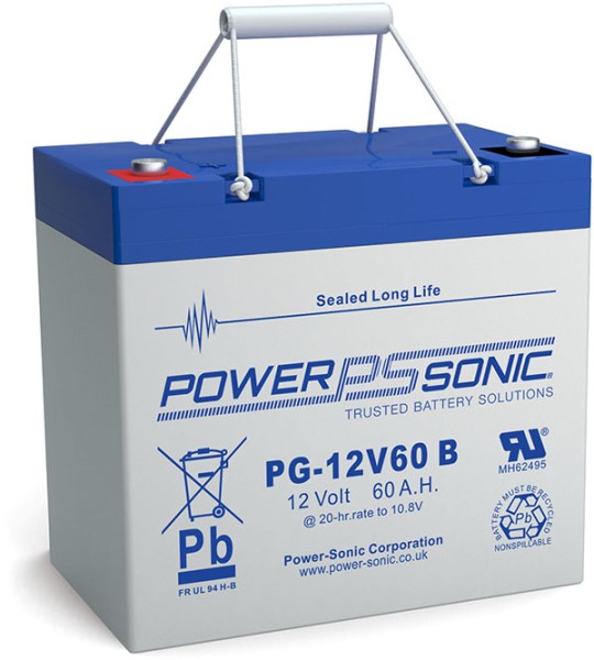 Powersonic PG-12V60 PG 12 60Ah AGM