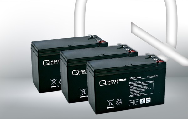 Q-Batteries 12LH-36W LH 12V 9Ah AGM