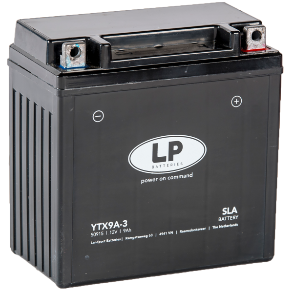 LP battery MB YTX9A-3 SLA 12V 9Ah AGM