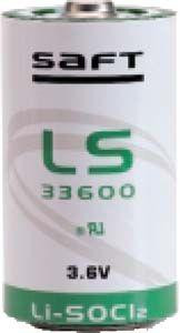 Saft Lithium batterij 33600 1stuk(s) 3.6V 17Ah