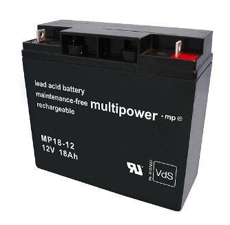 Multipower MP18-12 MP 12V 18Ah AGM