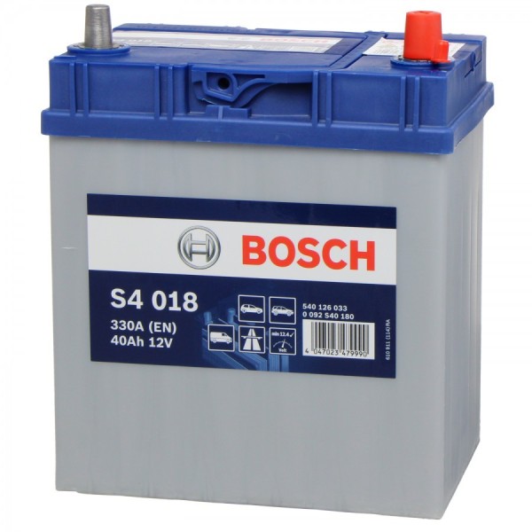 Bosch S4 018 12V 40Ah Zuur 0092S40180