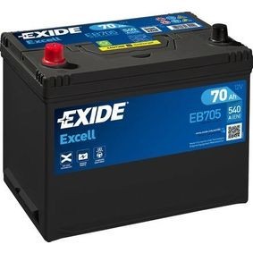 Exide EB705 Excell 12V 70Ah Zuur