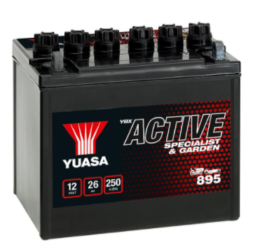 Yuasa 895 YBX Active Specialist & Garden Battery 12V 26Ah 250A