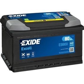 Exide EB800 Excell 12V 80Ah Zuur