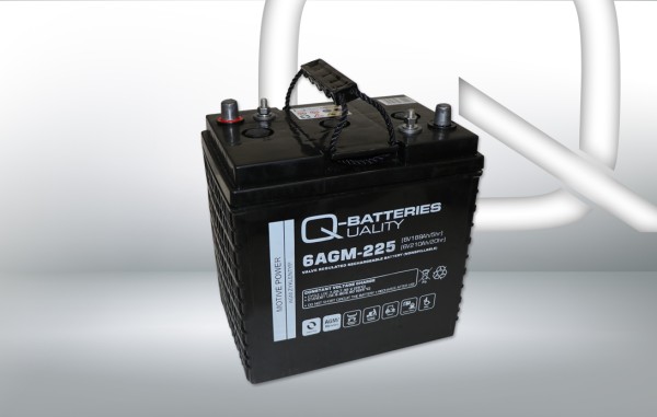 Q-Batteries 6AGM-225 AGM 6V 188Ah AGM