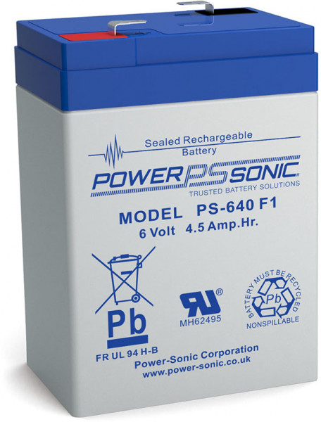 Powersonic PS-640 PS 6V 4.5Ah AGM