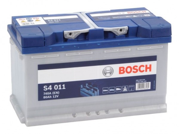 Bosch S4 011 12V 80Ah Zuur 0092S40110