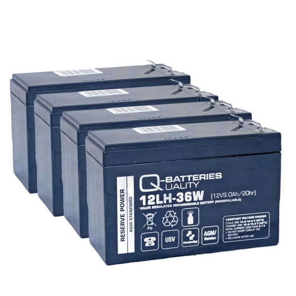 Vervanging batterij RBC116 voor UPS-systeem van APC SMX750INC 12V 9 Ah