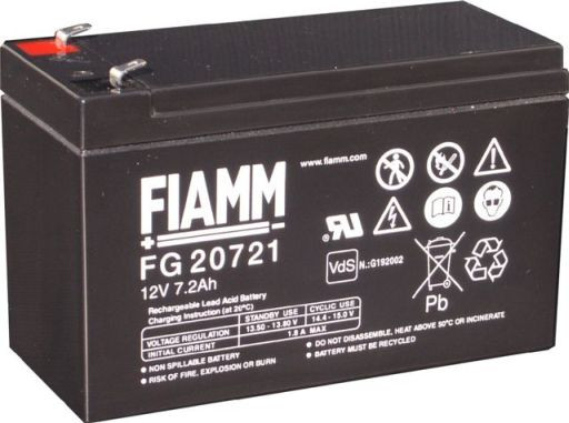 Fiamm FG20721 FG 12V 7.2Ah AGM