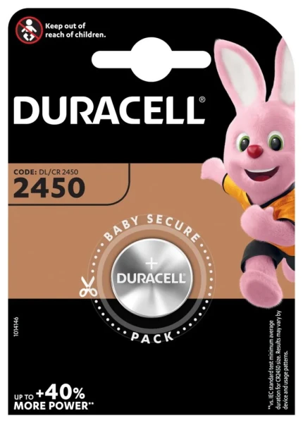 Duracell Knoopcel batterij CR2450 1stuk(s) 3V 0.62Ah