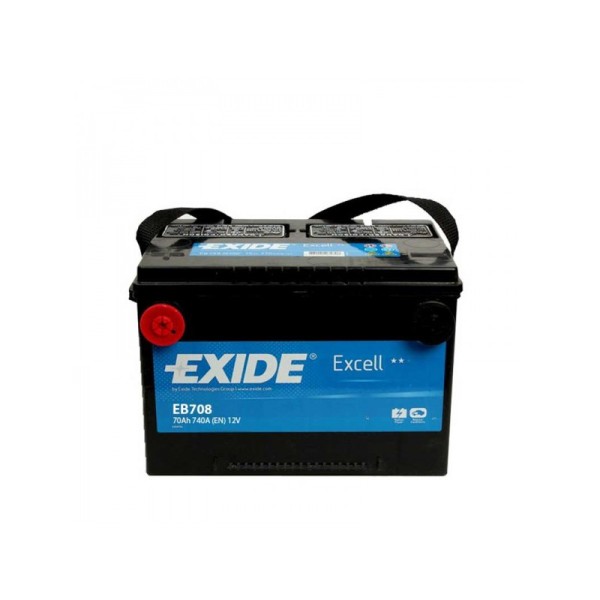 Exide EB708 Excell 12V 70Ah Zuur (57010)