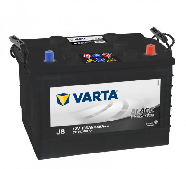 Varta J8 Promotive Heavy Duty 12V 135Ah Zuur 635042068A742